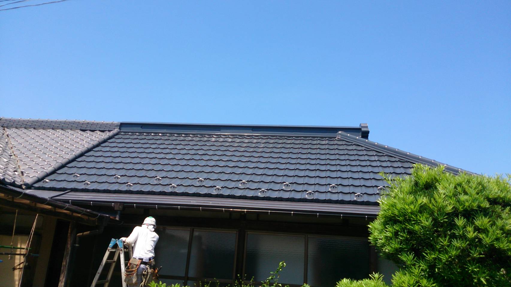 屋根葺き替え工事2